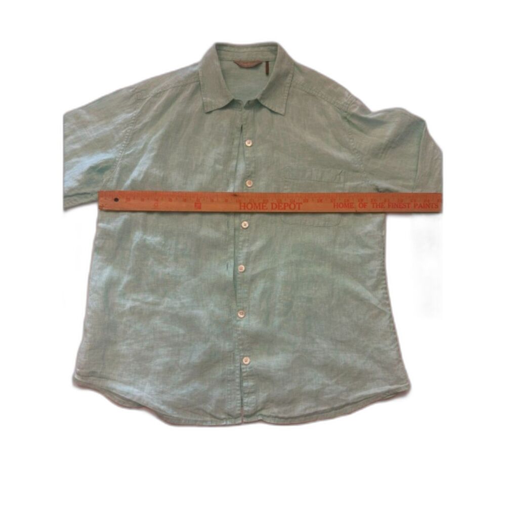 Tommy Bahama Men’s Seafoam Green Long Sleeve Button-Down
